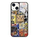 qizjio Basquiat Phone Case Shockproof Protective Art Phone Cases for iPhone 16e 11 12 13 14 15 16 Pro Max Plus Mini X XSMAX XR 7 8 SE