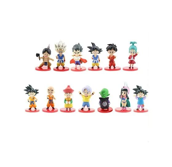 DBZ Set of 13 Chibi 6 Cm Action Figures Set PVC Figurine Weeb Manga Collectible