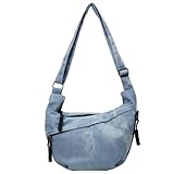 Sac à bandoulière pour femme : ce sac à bandoulière en nylon pour femme mesure 34 cm (L) x 9 cm (l) x 22 cm (H) et des bretelles réglables. Peut être utilisé comme sac de ceinture, sac à bandoulière, sac pour téléphone portable, sac de poitrine, sac de hanche, sac de loisirs, porte-monnaie, etc.