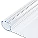BigHala 24x48 Inch Clear Table Cover Protector for Kitchen Dining Room Wood Furniture Plastic Tablecloth Protector Easy Clean PVC Desk Pad Vinyl Coffee Side Table Protectors Pads Vanity End Table Mat