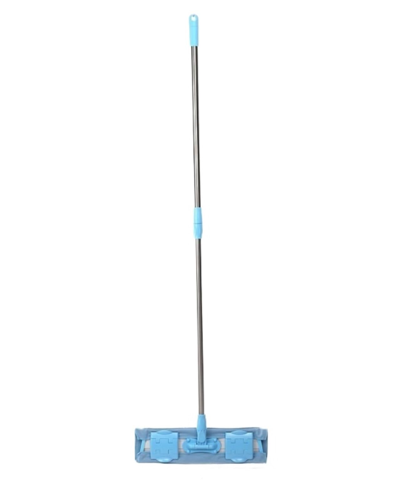 Bodenwischer Hartholz-Bodenwischer, Flacher Wischmopp Mit Langem Griff, Für Die Bodenreinigung Im Home-Office, Praktische Schönheit Wischmopp(Blue)