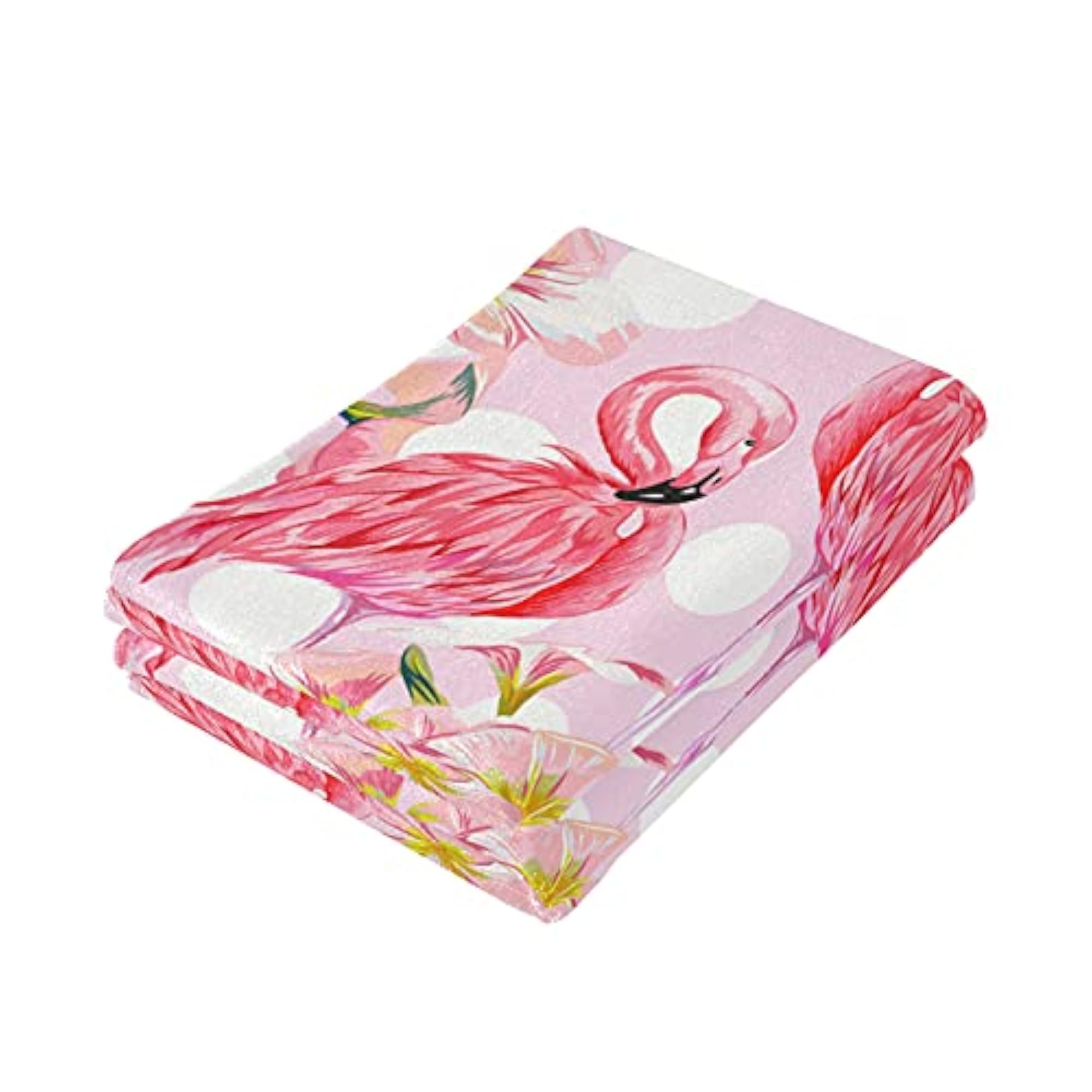 Magic Flamingo Bathroom Hand Towels Set