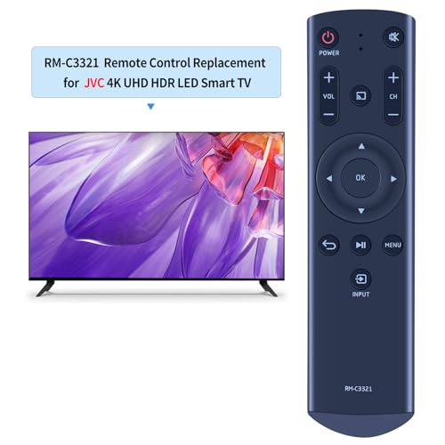 Retrosun RW246 Rm-C3321 Replacement Remote Control Compatible For Jvc Tv Lt-65Ma875 Lt-55Ma875 Lt-49Ma875 Lt-43Ma875 Lt65Ma875 Lt55Ma875 Lt49Ma875 Lt43Ma875 thumb #1