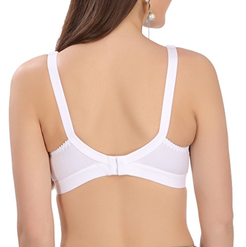 Image of Eve's Beauty Womens Full Coverage Bra | Adjustable Broad Straps | Full Cups Bra | Non Padded | Non Wired Bra