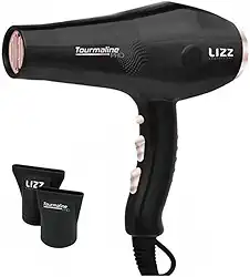 Lizz Professional Secador De Cabelo Secador De Cabelo Profissional Tourmaline Pro 2400W-220V St0004B Preto