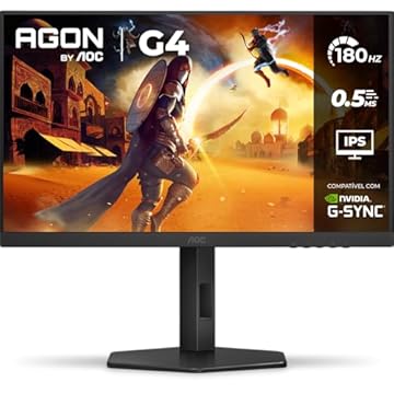 Monitor Gamer AOC 27" 180Hz 0,5ms IPS Ajuste de Altura 27G4/P