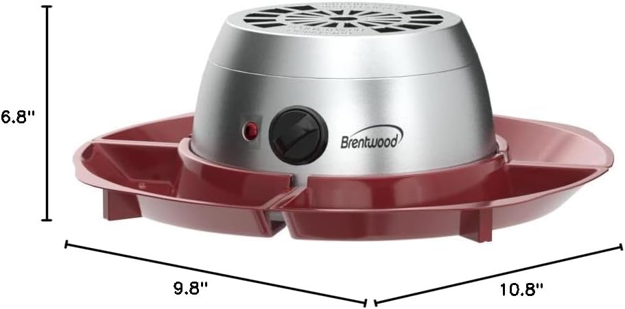 Indoor Electric Stainless Steel S’mores Maker with 4 Trays and 4 Roasting Forks