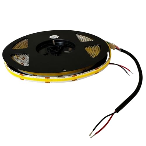 Tira LED COB 24V 8mm Luz Continua Regulable 3000K IP65 miniatura 3