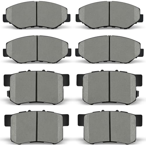 Image of 8PCS Front & Rear Disc Brake Pads Set D1086 D914 For 2005-2006 Honda CR-V,For Honda CR-V 2012-2016