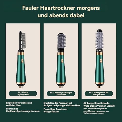 Multi-styler boucleur capillaire brosse lissante et air chaud - 4