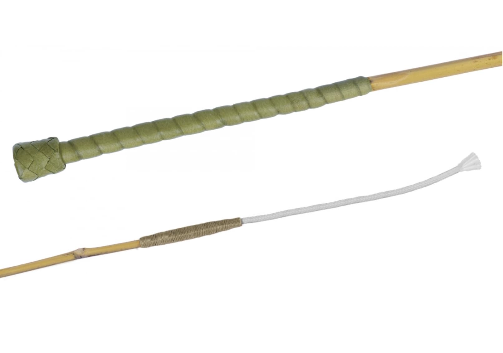 JA0022 Fleck GREENLINE Bambusgerte Dressurgerte, Grün, 110 cm