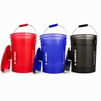 Produktbild von BenBow Eimer-Set Mit Schmutzsieb, Deckel Und Wagen – 20 Liter, Schwerlast, Polnische Qualität