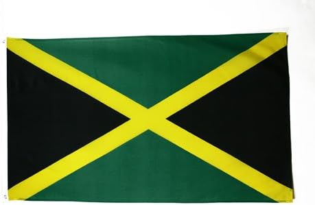 AZ FLAG Jamaica Flag 5' x 8' - Jamaican Big flags 150 x 250 cm - Banner 5x8 ft