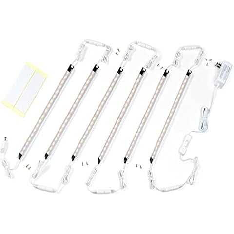 Tira LED Cefrank para gabinetes y vitrinas, kit de 6 barras Cover