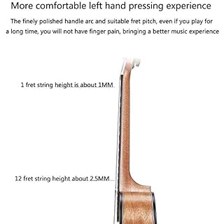 Ukuleles Ukulele Beginner 23 inch Spruce Veneer Small Guitar for Beginners Kids Adult with Gig Bag Picks Strings Capo and Tuner - Les Beatles, Paul McCartney, John Lennon, RIngo Starr, George Harrison Ukuleles Ukulele Beginner 23 inch Spruce Veneer Small Guitar for Beginners Kids Adult with Gig Bag Picks Strings Capo and Tuner – Image 7