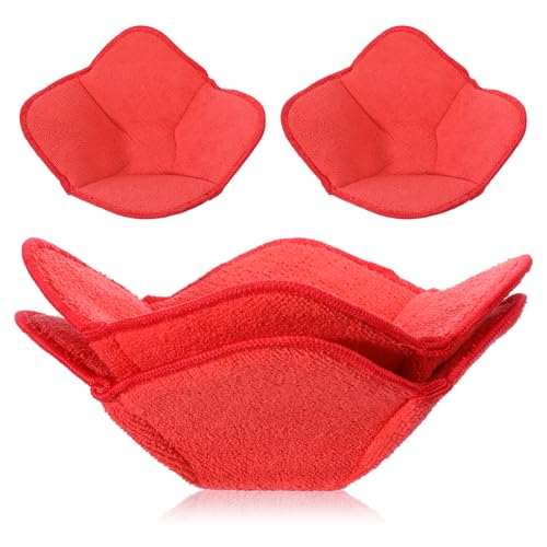 2pcs Microwave Bowl Cozy Holders for Hot Food Hots Pads Microwave Safe Hot Bowl Holders with Heat...