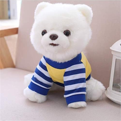 La forma di questo giocattolo è un cucciolo bianco, molto carino e realistico