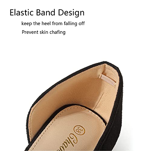 Chaoslook Womens Pointed Toe Black Ballet Flats Comfortable Casual Dress Flats For Women Elegant Memory Foam Flats With Party Wedding Size 8.5 #TOP1