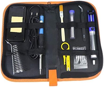 Soldering 12pcs Soldering Tool Set 60W Electric Welding Accessories Solder Iron Wire - (Color: 220V(EU Plug))