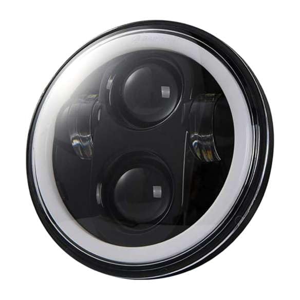 FARO FANALE A LED ANTERIORE COMPATIBILE CON VESPA PX 125 150 200 OMOLOGATO LUCE BIANCA