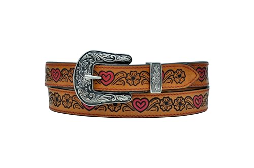 Girl's Western Fashion Belt For Girls and Small Women Leather Belt 40AB0022