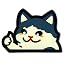 Cat Blue Glow