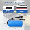 KBT 5V 4Ah Battery Pack with Charger & DC5521 Connector Cable for 5Volt Devices RC Car, Robot, DIY, LED Light Strip