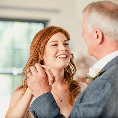 925 Sterling Silver I Am a Child of God Cross Pendant Necklaces for Women, Cross Necklace for Girls, Heart Necklace with Birthstone Christian Jewelry Baptism Gifts for Girls2