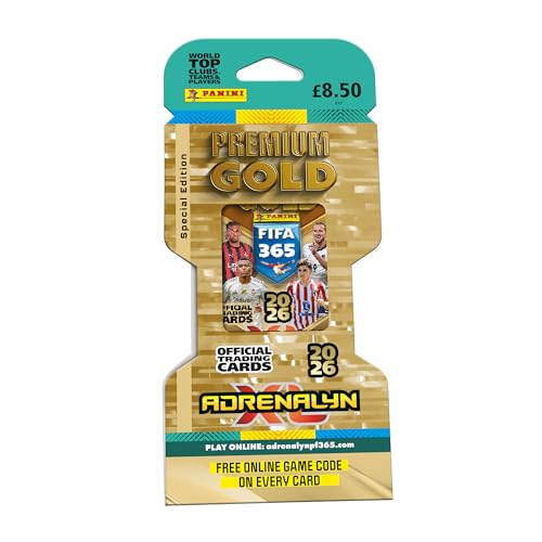 Panini FIFA 365 2026 Trading Cards Game Pochette Premium Or