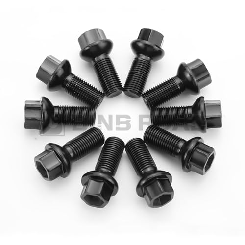Image of 5Pcs M14 x 1.5 Wheel Lug Bolts Nuts Compatible with Mercedes Benz C300 E350 CLA250 GL350 ML350 SLK350 W204 W211 C209 W164 W251 (Replaces 0009908307)