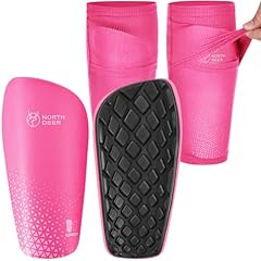 Shin Pads 1 Pair + Sleeves 1 Pair, Pink