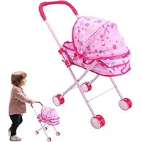Amazon.co.jp: 【Poaery】人形ベビーカーとしても使えるベビードール用