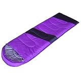 ♥ Cómodo, duradero y ligero, adecuado para acampar en verano e invierno, uso en exteriores.Bolsa comprimida para facilitar su transporte.