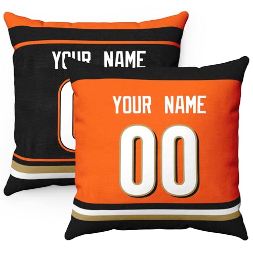 Image of ANTKING Throw Pillow 2 Packs Personalized Custom Any Name Number for Men Women Boy Gifts