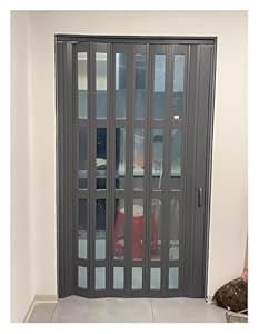 Yllffll Falttüren Innentüren Grau 215 cm