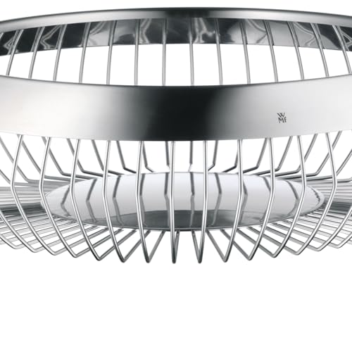 WMF Living Lounge - Frutero/panera 24 cm Ø| Acero Inoxidable Cromargan Mate, Metal, Plateado