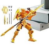 Generisch Figuras de acción con múltiples articulaciones, modelo de figura de acción, robot de figura articulada 3D, juguete mecánico de cuerpo completo, robot de figura móvil para niños y adultos