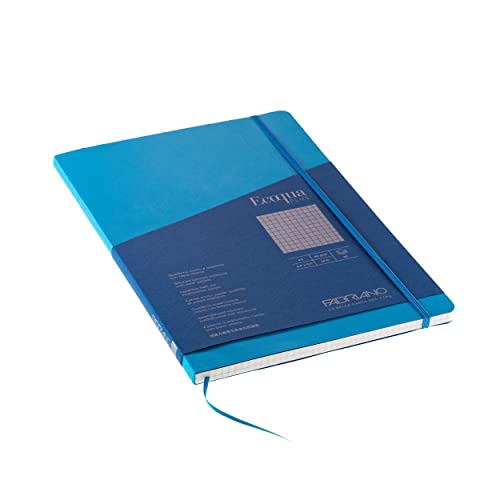 Carnet A4 Graphique Fabriano Ecoqua Plus Turquoise pour notes de bureau