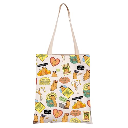 Bolsa Tote Marcus The Worm con diseño divertido miniatura 1