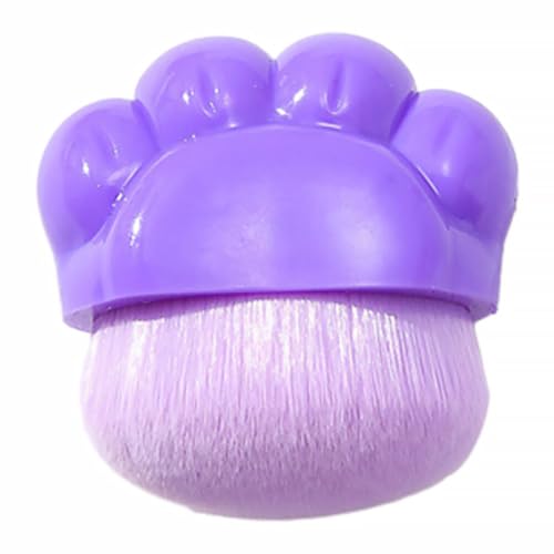 NOLITOY Loose Powder Brush Cat Claw Makeup Brush Travel Makeup Set Foundation Applicator