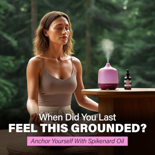 Image of 100% Pure Spikenard Oil - 1 Fl Oz Spikenard Essential Oil for Hair, Skin, Diffuser, Aromatherapy & DIY Soap Making Scent