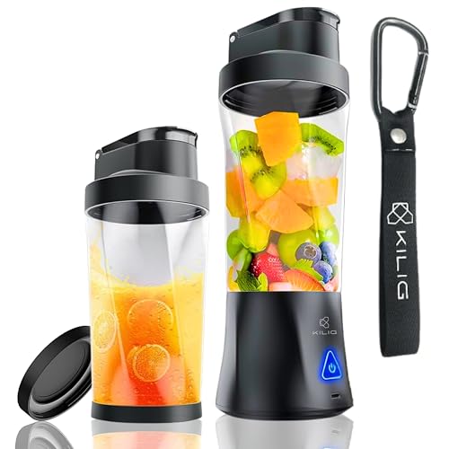 Kilig Vortex Pro 360W Dual Mode Portable Blender for Smoothie and...