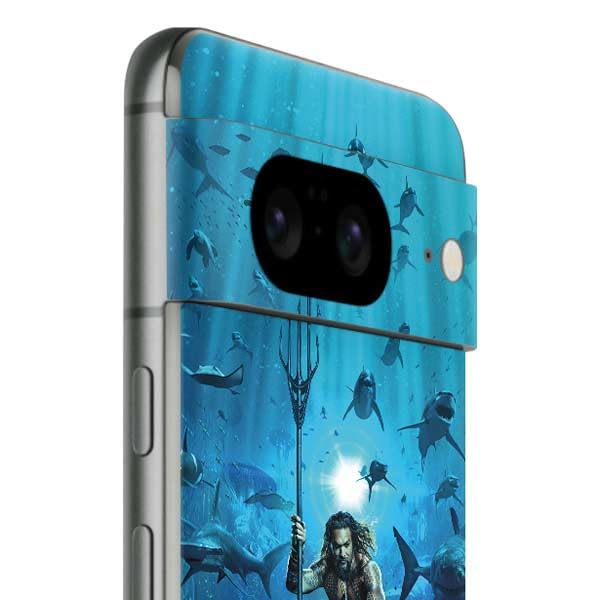 Skinit Decal Phone Skin Compatible with Google Pixel 8 - Officially Licensed DC Comics DC Comics Movie Poster Main Design