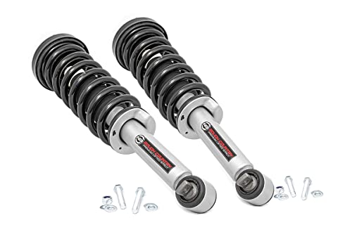 Rough Country Loaded N3 Leveling Struts for Ford F-150 4WD (2014-2025) 2 Lift - Pre-Loaded Coil Strut Bolt-on Install Set of 2
