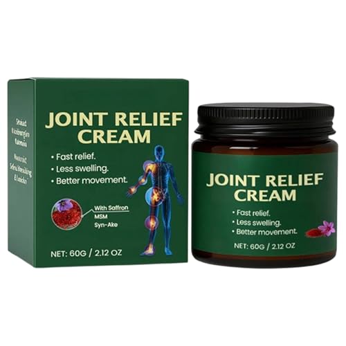 Crema de articular de, crema para el dolor muscular, ungüento de articulación hidratante, fórmula hidratante, compacta, 60 g, ideal para la recuperación posterior al entrenamiento