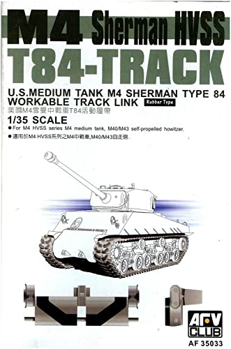 Chenilles T84 AFV Club 1:35 maquette char Sherman Lee AFV35033