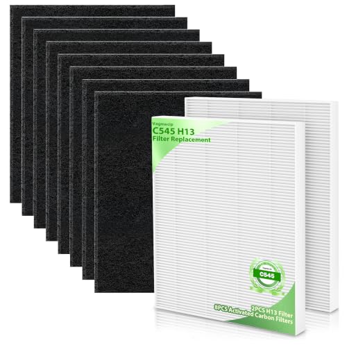 Image of 10 Pack C545 Replacement Filter S Compatible with Winix C545 Air Purifier, For Winix C545, B151, P150, 9300,Ture HPEA Filter S Only, Part number 1712-0096-00 and 2522-0058-00