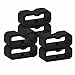 Chofit 16MM Band Keeper Compatible with Fitbit Inspire HR/Inspire 2 Watch Bands Holder Fasteners Secure Loops Compatible with Fitbit ACE 2 Band Keeper (Black)