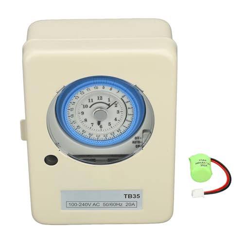 Minuterie mécanique SPST batterie extérieur étanche programmateur 24h