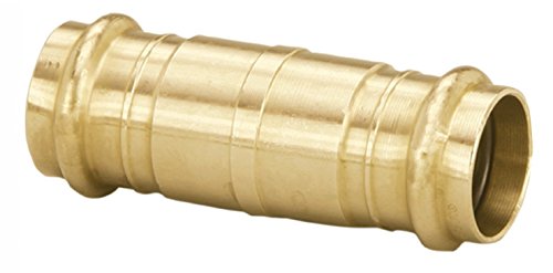 Image of VIEGA 78218 Propress Bronze Coupling Extended without Stop 3 /4 inch Press x Press (3-Pack)